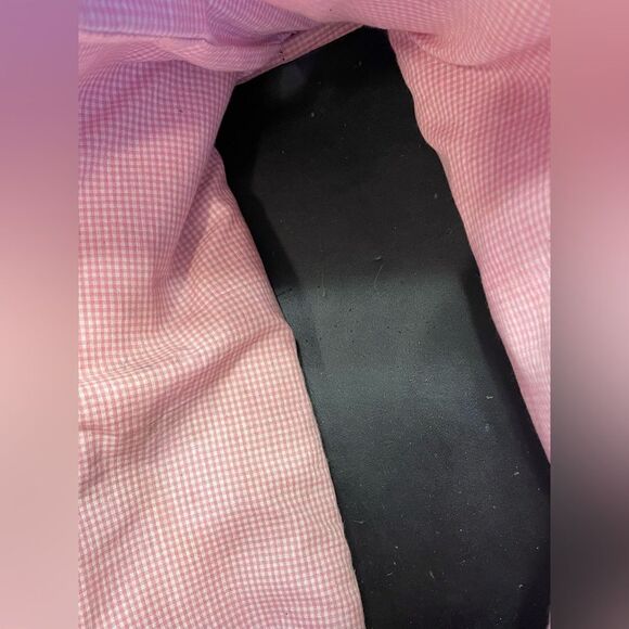 Needlepoint & Leather Tote Handbag w/Frogs - Picture 9 of 9